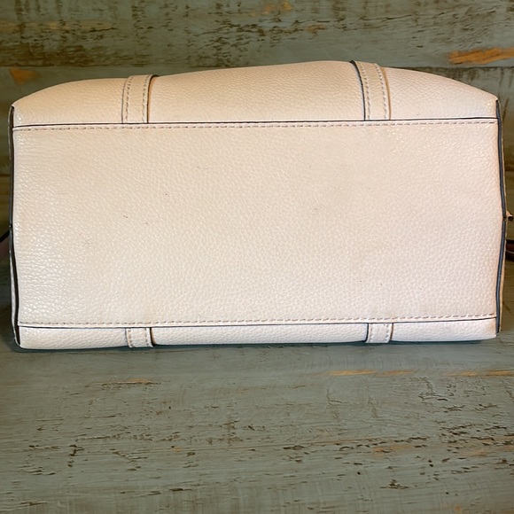 Tory Burch Perry Small Triple Compartment Tote Bag Shell pink: used condition - Picture 3 of 9